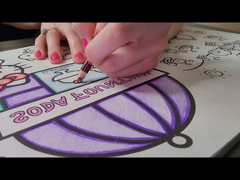 ASMR Color With Me🖍Relaxing Coloring With Colored Pencils