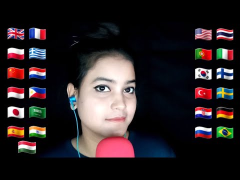 ASMR "Sunday" In Different Languages With Tingly Mouth Sounds