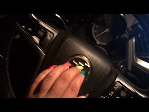 ASMR- Tapping & Scratching in My Car at Night 🚘💕