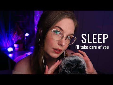 (Almost) Propless ASMR ⚡ Fluffy Mic, Long Nails, Kisses, Face Touching