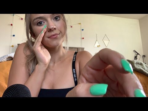 ASMR| FAST AND SLOW HAND MOVEMENTS| MOUTH SOUNDS 👄