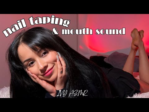 ASMR - Nail tapping & Mouth sound💅🏽🥰💕