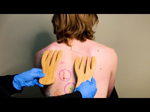 ASMR Real Person | Back Scratching, Drawing, Tracing, & Massage