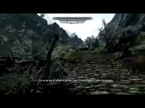 ASMR Let's Play Skyrim *one hour/close up whispering*