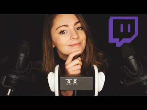 ASMR FRANCAIS ♡ OUVERTURE DE MA CHAINE TWITCH (Finger fluttering) ♡