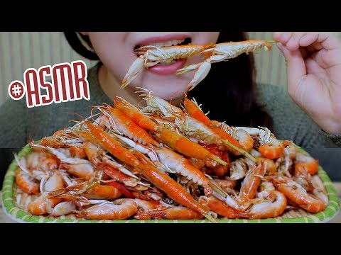 ASMR eating Vietnamese salt and pepper baby crayfish, SAVAGE EATING SOUNDS , 사운드,이팅,먹방| LINH-ASMR