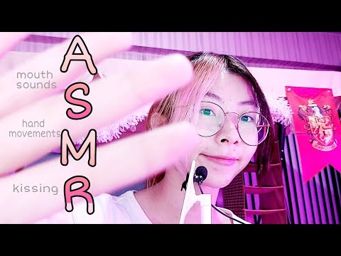ASMR Tingly Mouth Sounds,Hand Movements,Kissing 🌈
