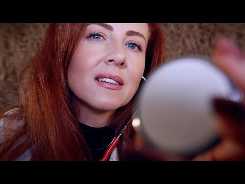 ASMR Medical Exam 💤 Whisper 💤Ear Cleaning & Auriculotherapy