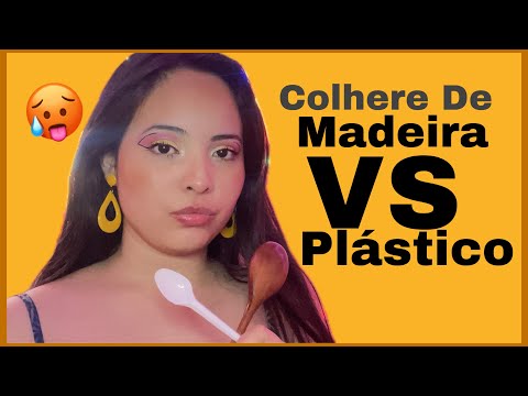 Asmr Colher De Madeira VS Colher De Plástico 😴