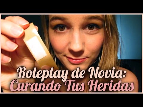 [ASMR EN ESPAÑOL] Roleplay de Novia: Curando Tus Heridas (sin género, atención personal, besos)