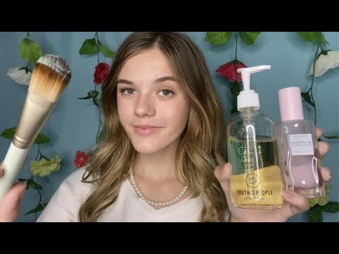 ASMR Sleepy Spa Roleplay ♡ (face mask, extractions, serums, etc)