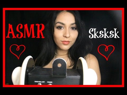 ASMR ♥︎  Sksksk, Makeup brushing, and Latex Gloves (No Talking)