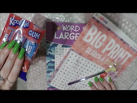 ASMR Extreme Gum Chewing Word Search