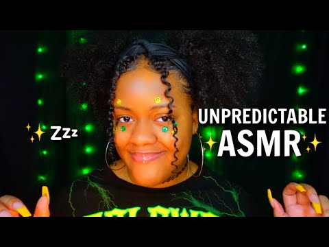 FAST UNPREDICTABLE & NONSENSICAL ASMR 💚✨ (99.9% of You WILL Tingle)✨