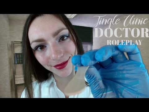 ASMR HNO Doctor Roleplay | ENT exam | Tingle Clinic Collab [german/deutsch]