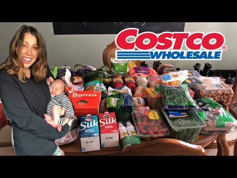 HUGE $300 COSTCO GROCERY HAUL || Breastfeeding Vegan