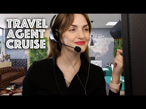 ASMR | Travel Agent Caribbean Cruise Vacation Booking