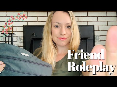 Friend Roleplay ASMR | Whats In My Bag ASMR | Personal Attention Roleplay ASMR | ASMR Purse Rummage