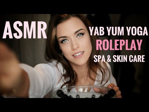 ASMR Gina Carla 🧖🏼‍♀️💆🏻‍♀️ Spa&Skin Roleplay! Soft Spoken! Feat. Yab-Yum Yoga
