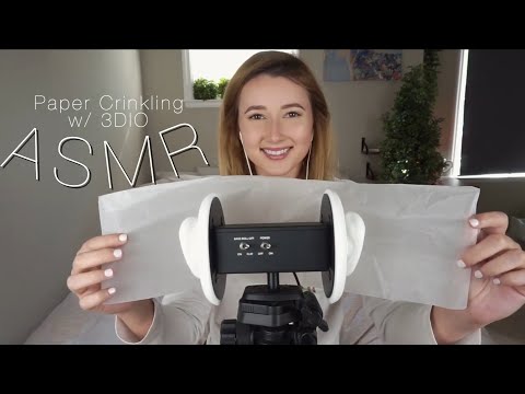 ASMR || 3DIO Crinkly Paper Sounds to Trigger Your ASMR✨