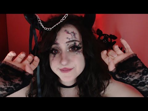 ASMR ✧ Tracing Every Part Of Your Face 🔥 Cambion Girl (with no boundaries) Roleplay