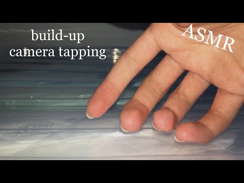 ASMR textured build-up camera tapping