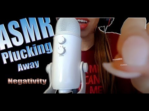 {ASMR} Plucking away Negativity |Hand movements | Mouth Sounds |Personal Attention 😘