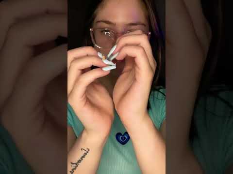 Asmr - tapping/scratching on acrylic nails