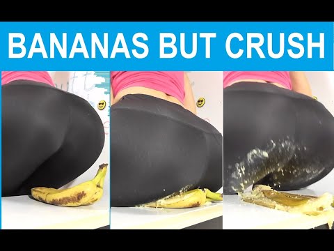 💖 BUTT CRUSH 💖 Bananas - CRUSHING CRUNCHY