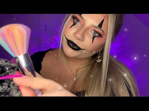 Asmr Sassy Sorority Sister does your Halloween Makeup 👻 Fast & Aggressive