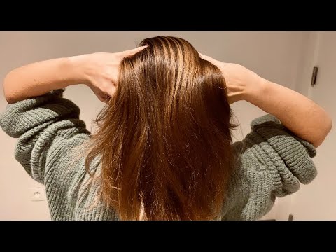 ASMR⚡️Brushing long hair + Fast scalp scratching for deep relaxation (LOFI)