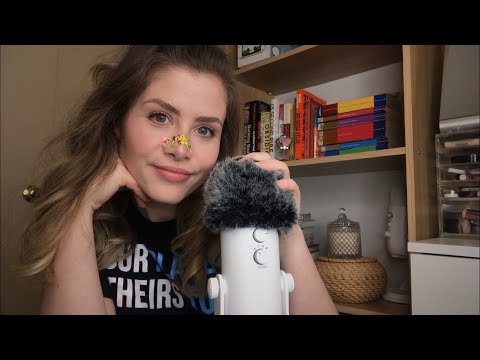 ASMR| Tingly Positive Affirmations for Sleep 😴  w FAUX BINAURAL WHISPERS