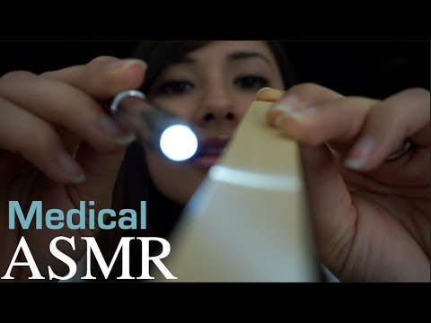 Personal Attention | Medical Exam ASMR [writing, face touching, light triggers]