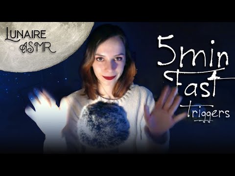 5 minutes fast triggers - ASMR Français