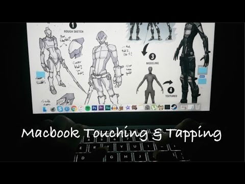 [ASMR] Macbook Touching & Tapping