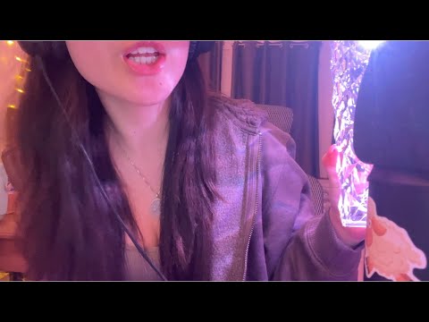 ASMR follow the light (counting, tapping, nom nom your negative energy, whispers)