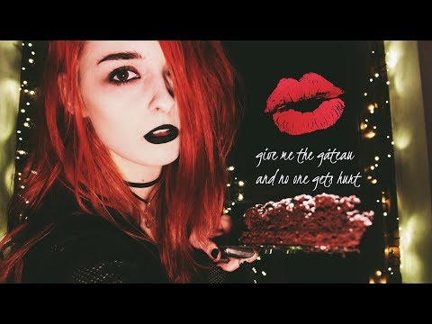 Sassy Goth Chocolate Cake Baking [ASMR]