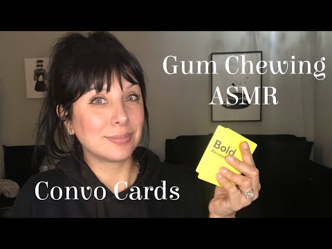 Gum Chewing ASMR: Convo Cards 🃏