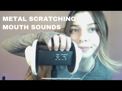 ASMR - Scratching and Light Mouth Sounds (3DIO)