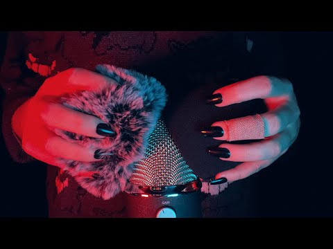 ASMR Mic Scratching With All Mic Covers and No Mic Cover (No Talking)