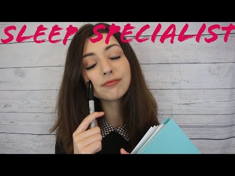 [ASMR] SLEEP SPECIALIST - DOCTOR ROLEPLAY