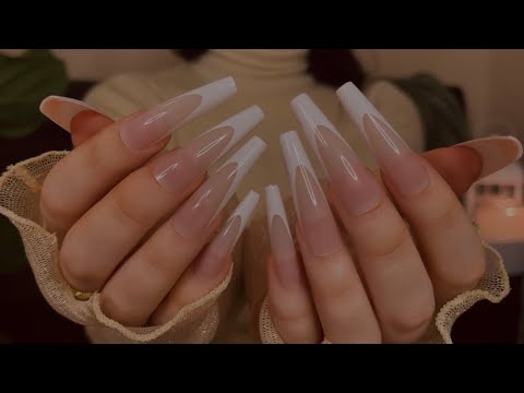 🎧 invisible triggers ✨ long nails scratching for asmr #2 (no talking)
