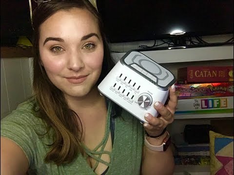 ASMR Unboxing and Testing Fitfirst Sleep Sound Machine