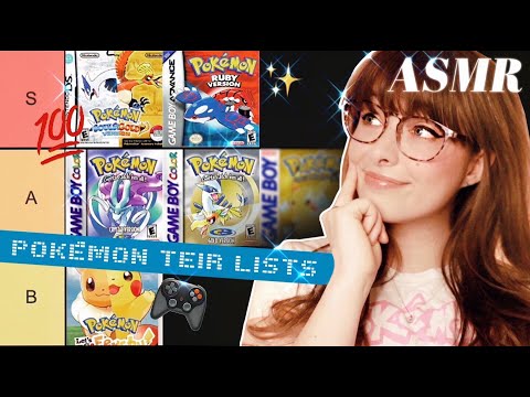 🅰🆂🅼🆁 Ranking Pokemon Starters, Mainline Games & Types 🔥💯~! Keyboard Typing ✧ Whispered Teir List