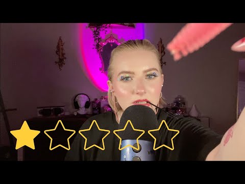 ASMR |  WORST REVIEWED BROW TECH 🥴 | SPOOLIE NIBBLING|  PLUCKING | PERSONAL ATTENTION