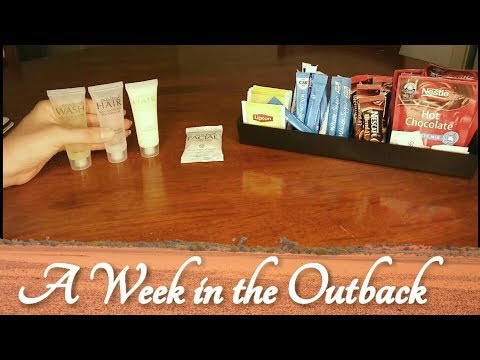 ASMR Sorting/Counting some Hotel Amenities (Week in the Outback)