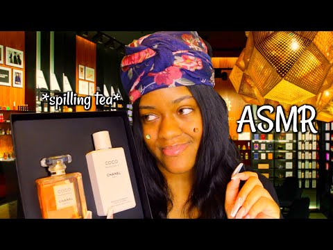 ASMR - Friendly Gossiping Perfume Shop Employee Helps You 💖✨ (SPILLS TEA☕)