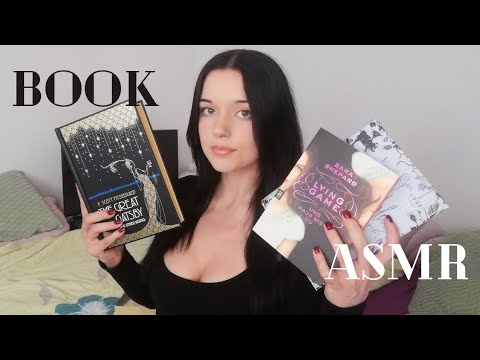 ASMR | 1 hour long BOOK TRIGGERS (tapping, scratching & gripping)