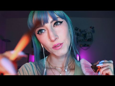 ASMR | Face Adjusting Roleplay (personal attention, hand movements)