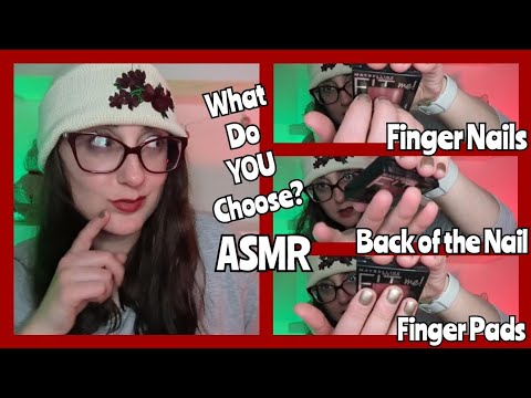 Tapping ASMR ~ Finger Tip, Finger Pad, Back of the Nail